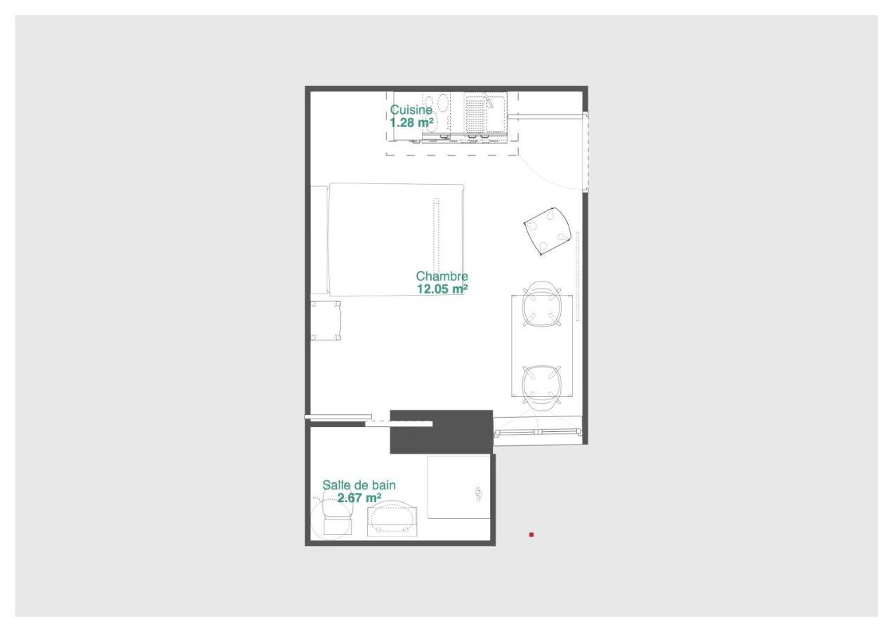 サン・ナゼールStudio Calme, Lumineux, Wifi, 1.5 Km Du Front De Merアパートメント エクステリア 写真
